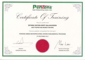 Unity repair and remedy Certification