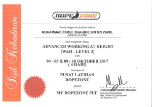 Unity repair and remedy Certification
